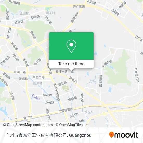 广州市鑫东浩工业皮带有限公司 map