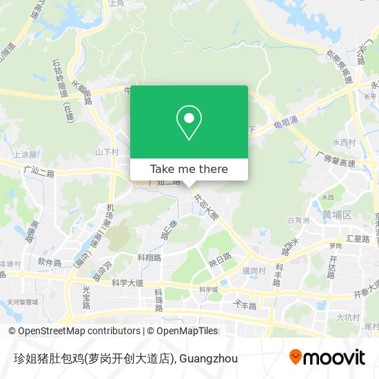 珍姐猪肚包鸡(萝岗开创大道店) map