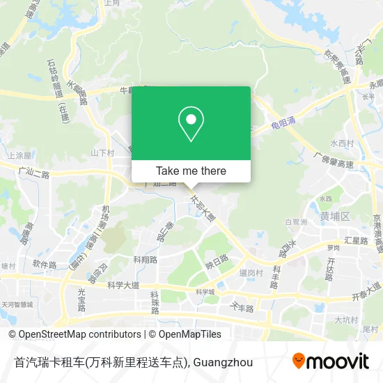 首汽瑞卡租车(万科新里程送车点) map