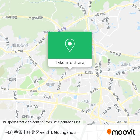 保利香雪山庄北区-南2门 map