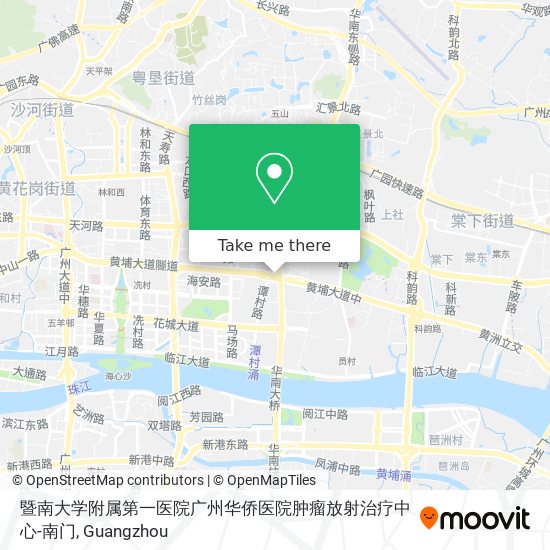 暨南大学附属第一医院广州华侨医院肿瘤放射治疗中心-南门 map