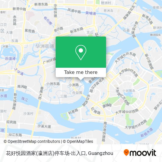 花好悦园酒家(瀛洲店)停车场-出入口 map