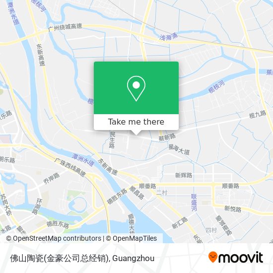 佛山陶瓷(金豪公司总经销) map