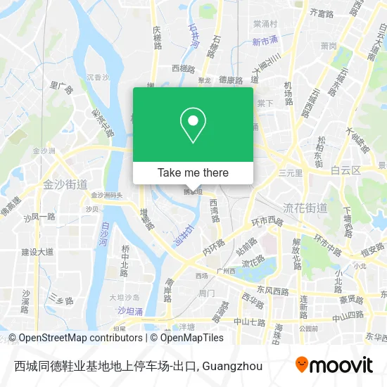 西城同德鞋业基地地上停车场-出口 map