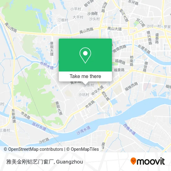 雅美金刚铝艺门窗厂 map