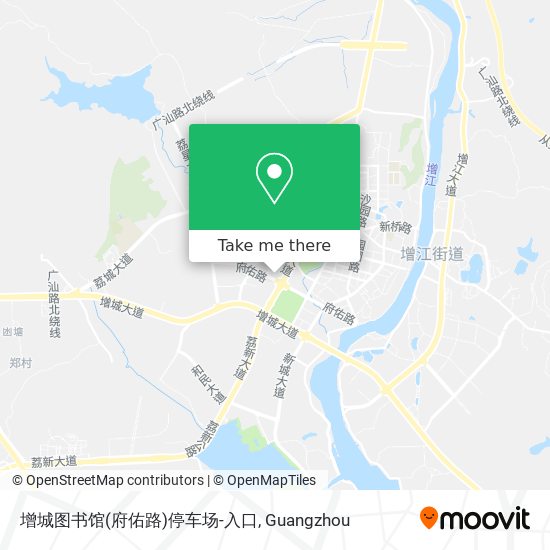 增城图书馆(府佑路)停车场-入口 map