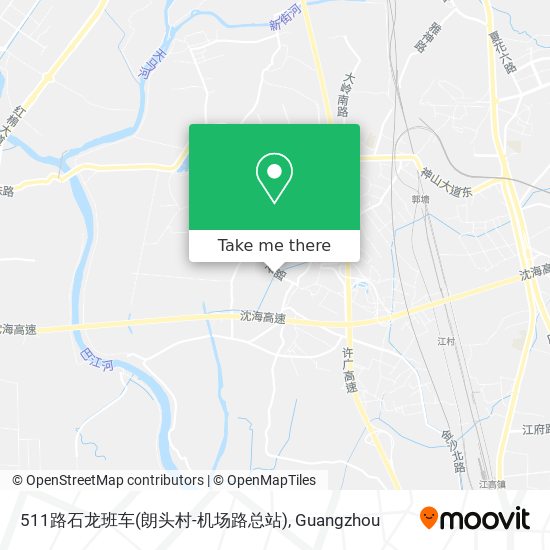 511路石龙班车(朗头村-机场路总站) map
