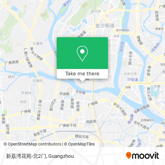 新荔湾花苑-北2门 map
