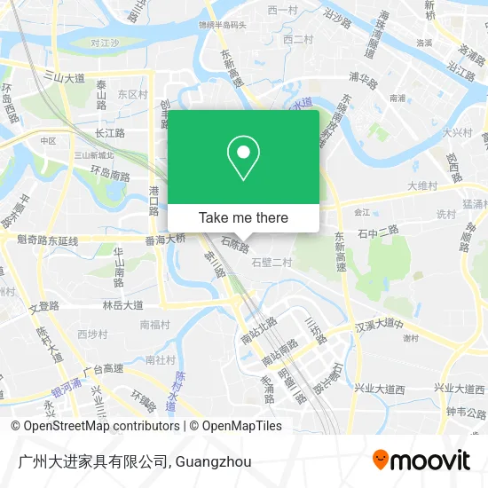 广州大进家具有限公司 map