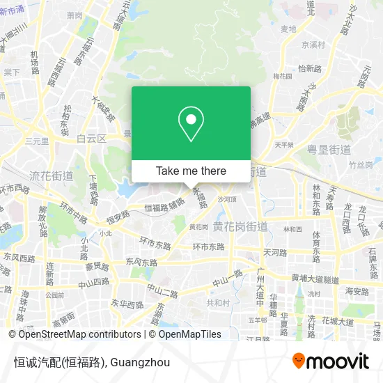 恒诚汽配(恒福路) map