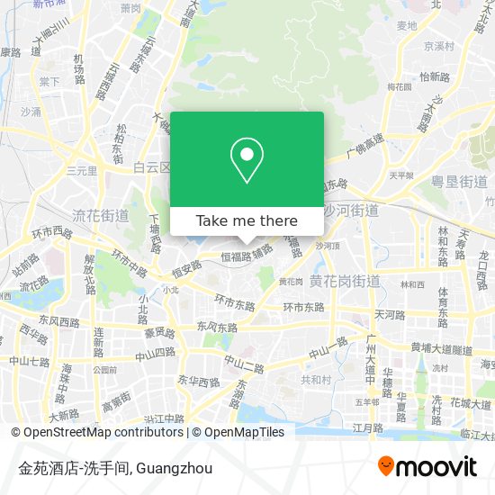 金苑酒店-洗手间 map