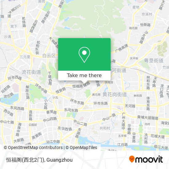 恒福阁(西北2门) map