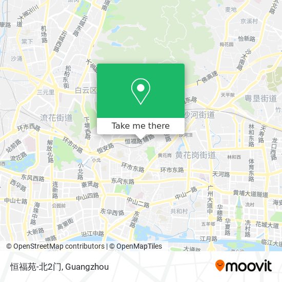 恒福苑-北2门 map