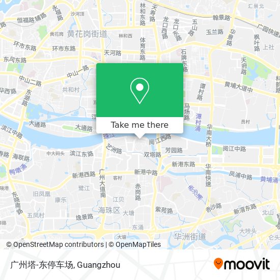 广州塔-东停车场 map