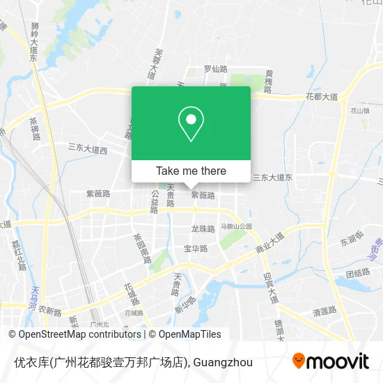 优衣库(广州花都骏壹万邦广场店) map