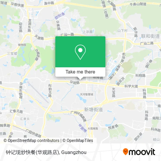 钟记现炒快餐(华观路店) map