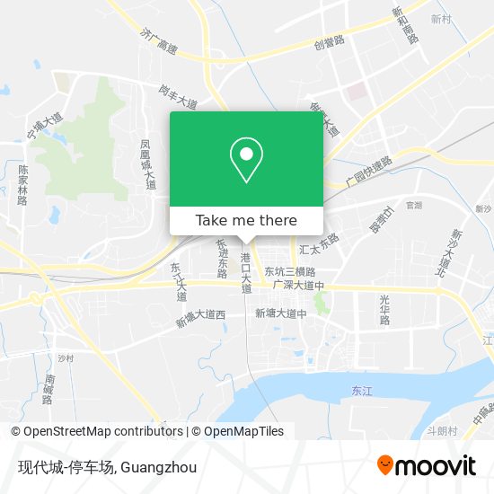 现代城-停车场 map