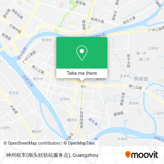 神州租车(南头轻轨站服务点) map