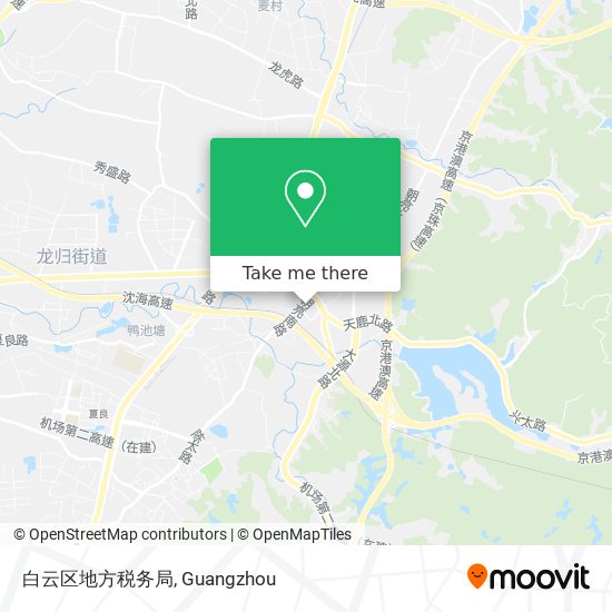 白云区地方税务局 map