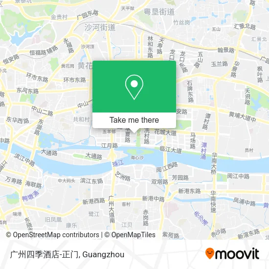 广州四季酒店-正门 map