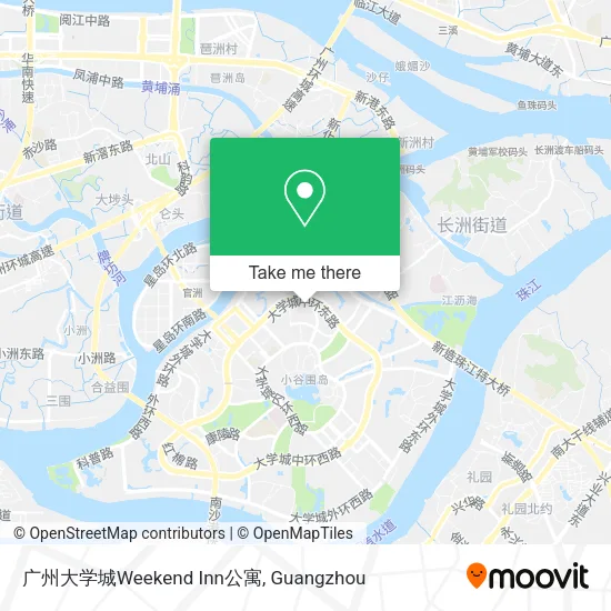 广州大学城Weekend Inn公寓 map
