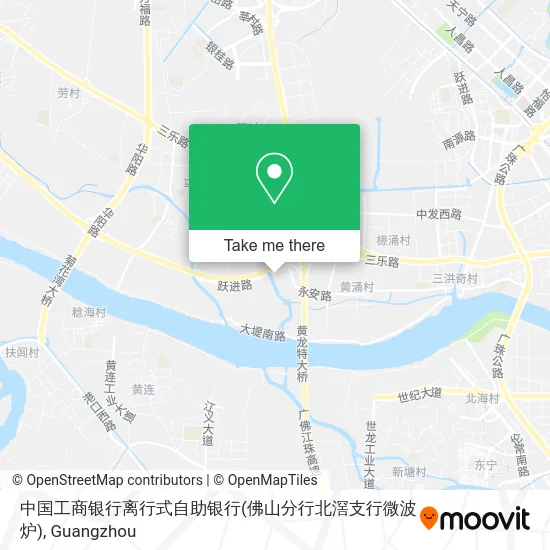中国工商银行离行式自助银行(佛山分行北滘支行微波炉) map