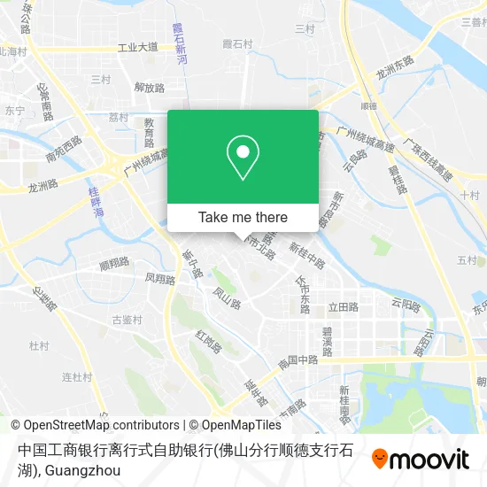 中国工商银行离行式自助银行(佛山分行顺德支行石湖) map
