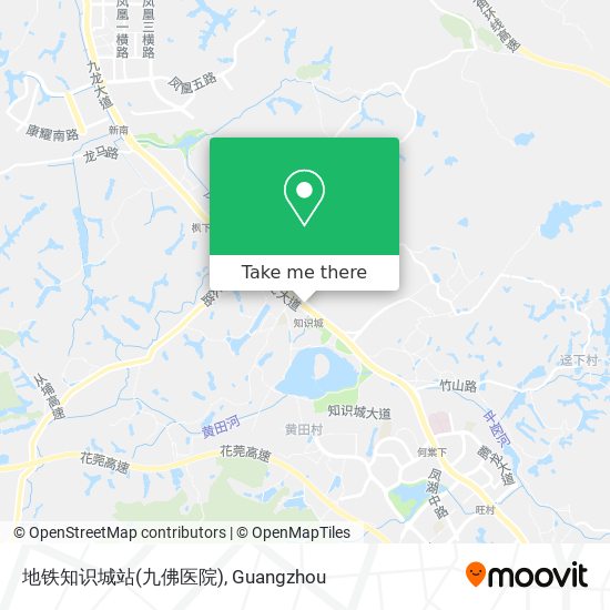 地铁知识城站(九佛医院) map