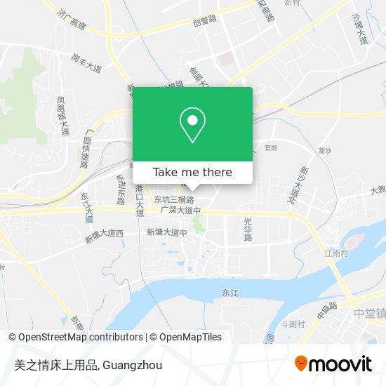 美之情床上用品 map