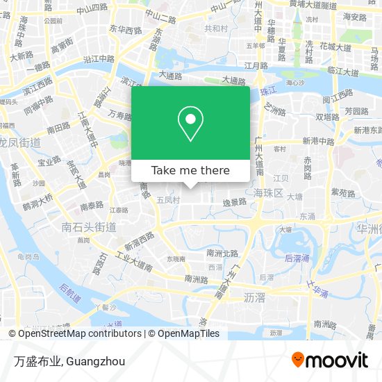 万盛布业 map