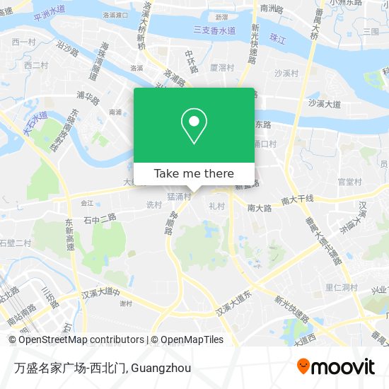 万盛名家广场-西北门 map