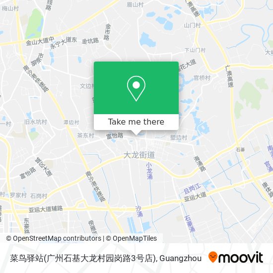 菜鸟驿站(广州石基大龙村园岗路3号店) map