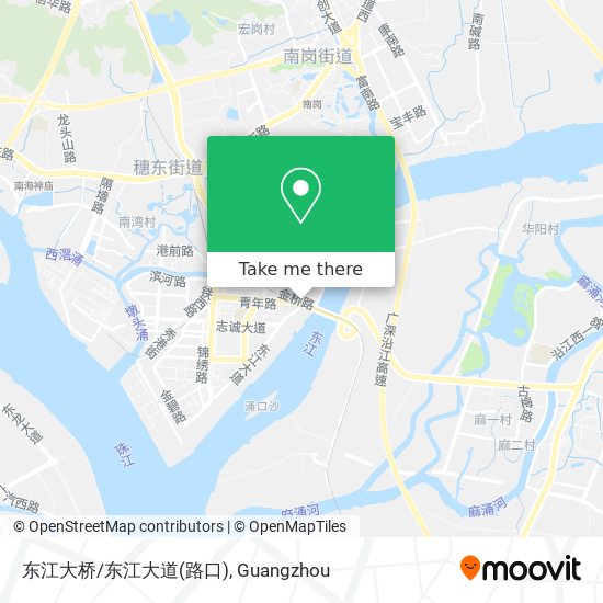 东江大桥/东江大道(路口) map