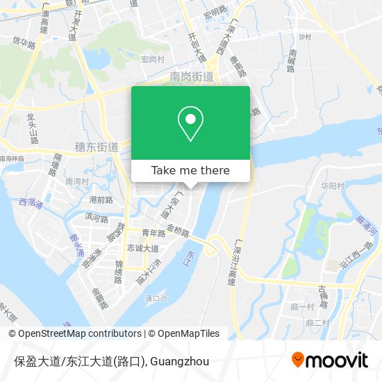 保盈大道/东江大道(路口) map