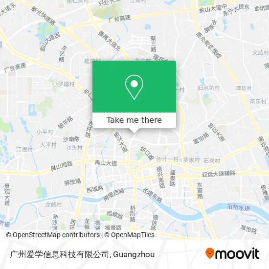 广州爱学信息科技有限公司 map