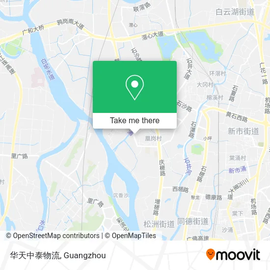 华天中泰物流 map