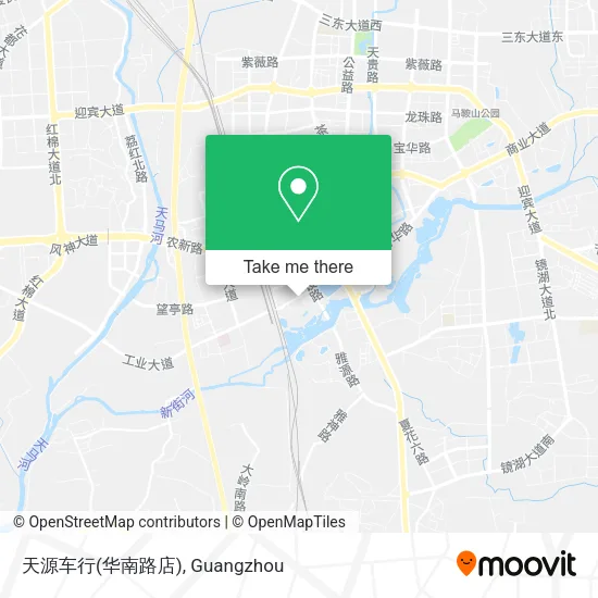 天源车行(华南路店) map
