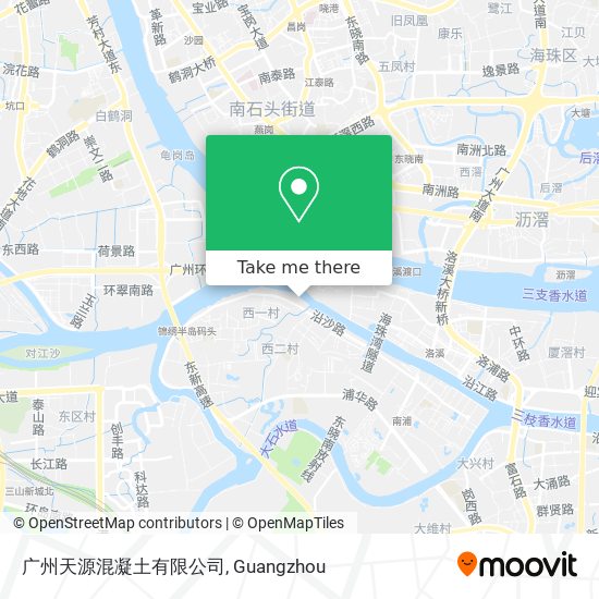 广州天源混凝土有限公司 map