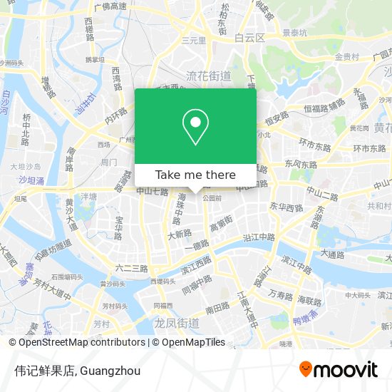 伟记鲜果店 map