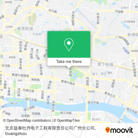 北京益泰牡丹电子工程有限责任公司广州分公司 map