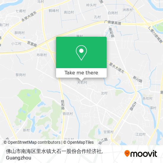 佛山市南海区里水镇大石一股份合作经济社 map