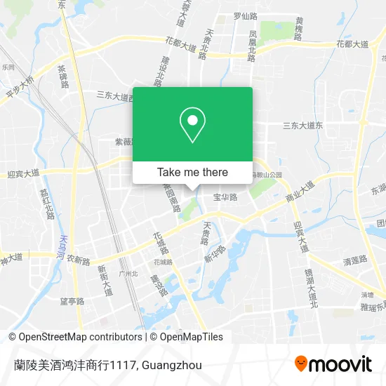 蘭陵美酒鸿沣商行1117 map