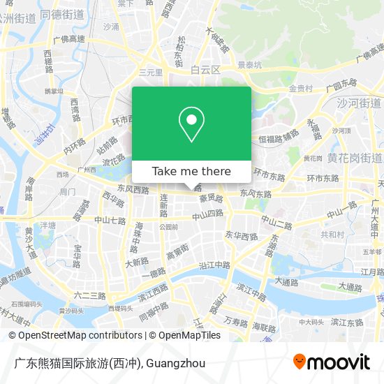 广东熊猫国际旅游(西冲) map