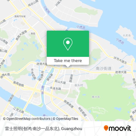 雷士照明(创鸿·南沙一品东北) map