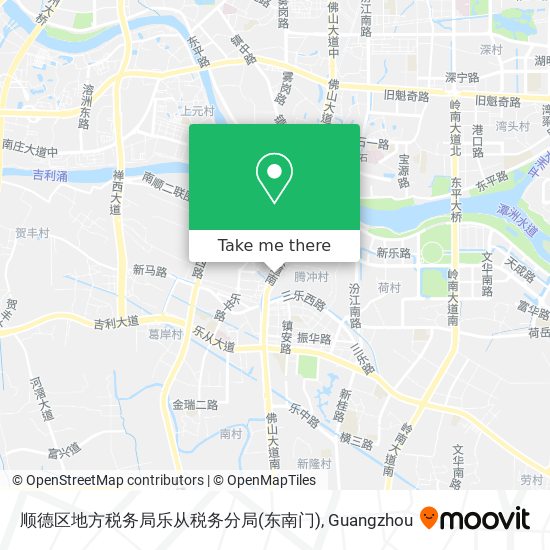 顺德区地方税务局乐从税务分局(东南门) map