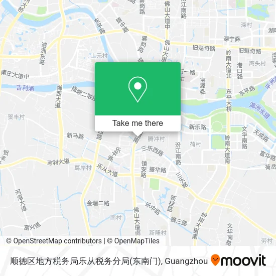 顺德区地方税务局乐从税务分局(东南门) map