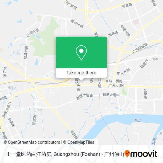 正一堂医药白江药房 map