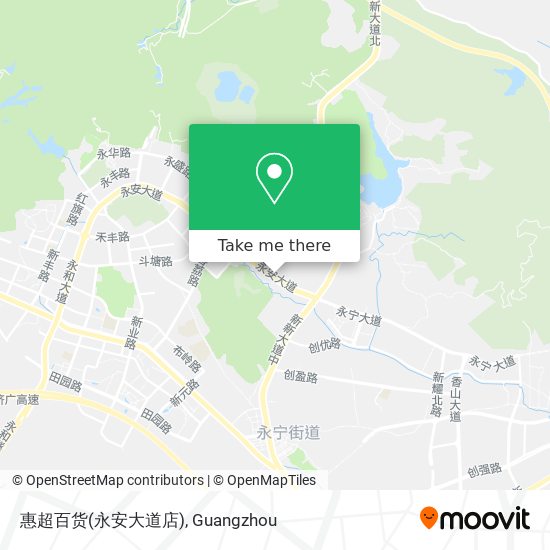 惠超百货(永安大道店) map