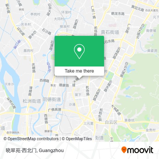晓翠苑-西北门 map