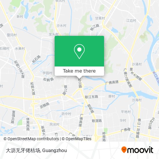 大沥无牙佬桔场 map